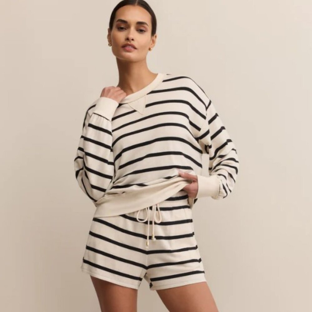 Z Supply - Dax Striped Modal Short Set - Large